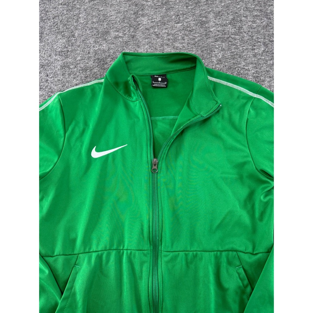 Nike Dri-FIT Green Full Zip Track Jacket Mens Small Training Top - Picture 3 of 11